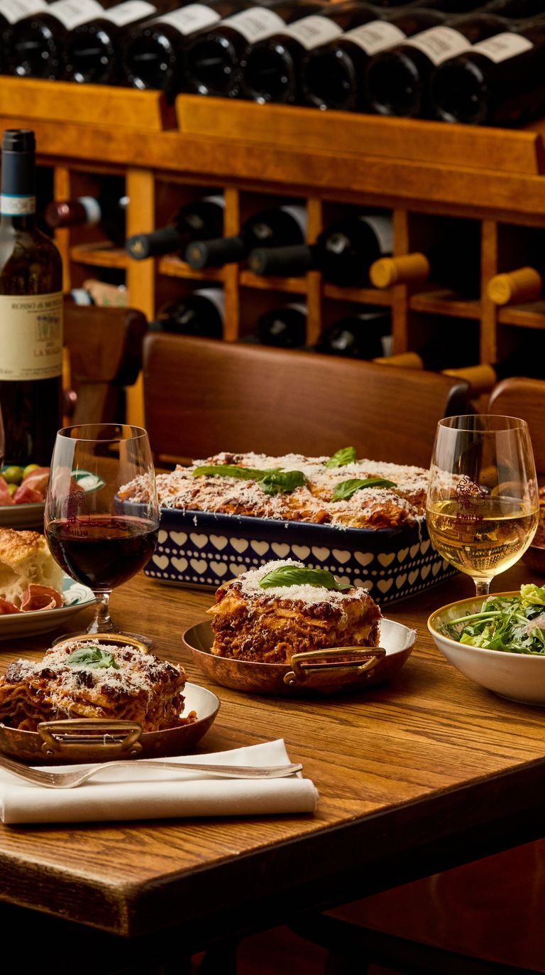 Lasagnes dans le meilleur restaurant italien de Londres